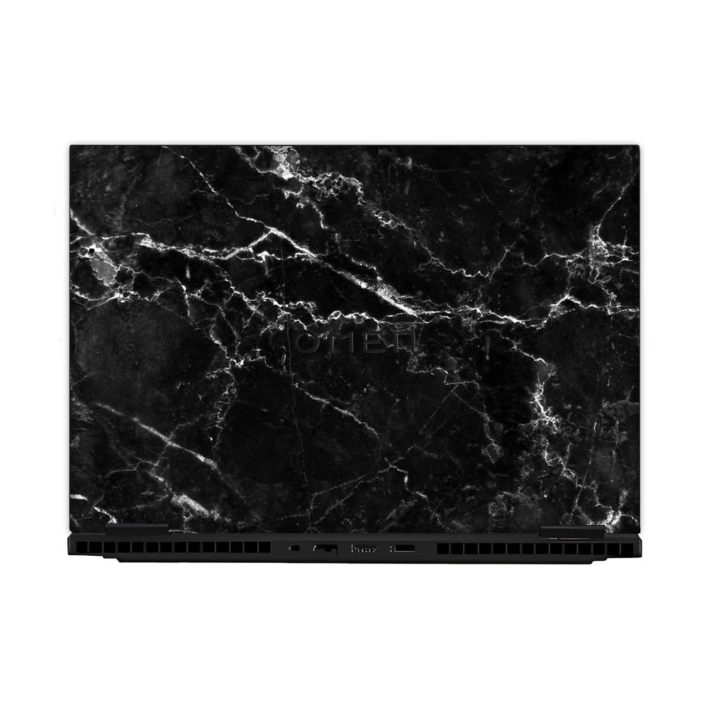 Black Marble skin on Hp Omen Gaming 16-AM0241TX by Decalz