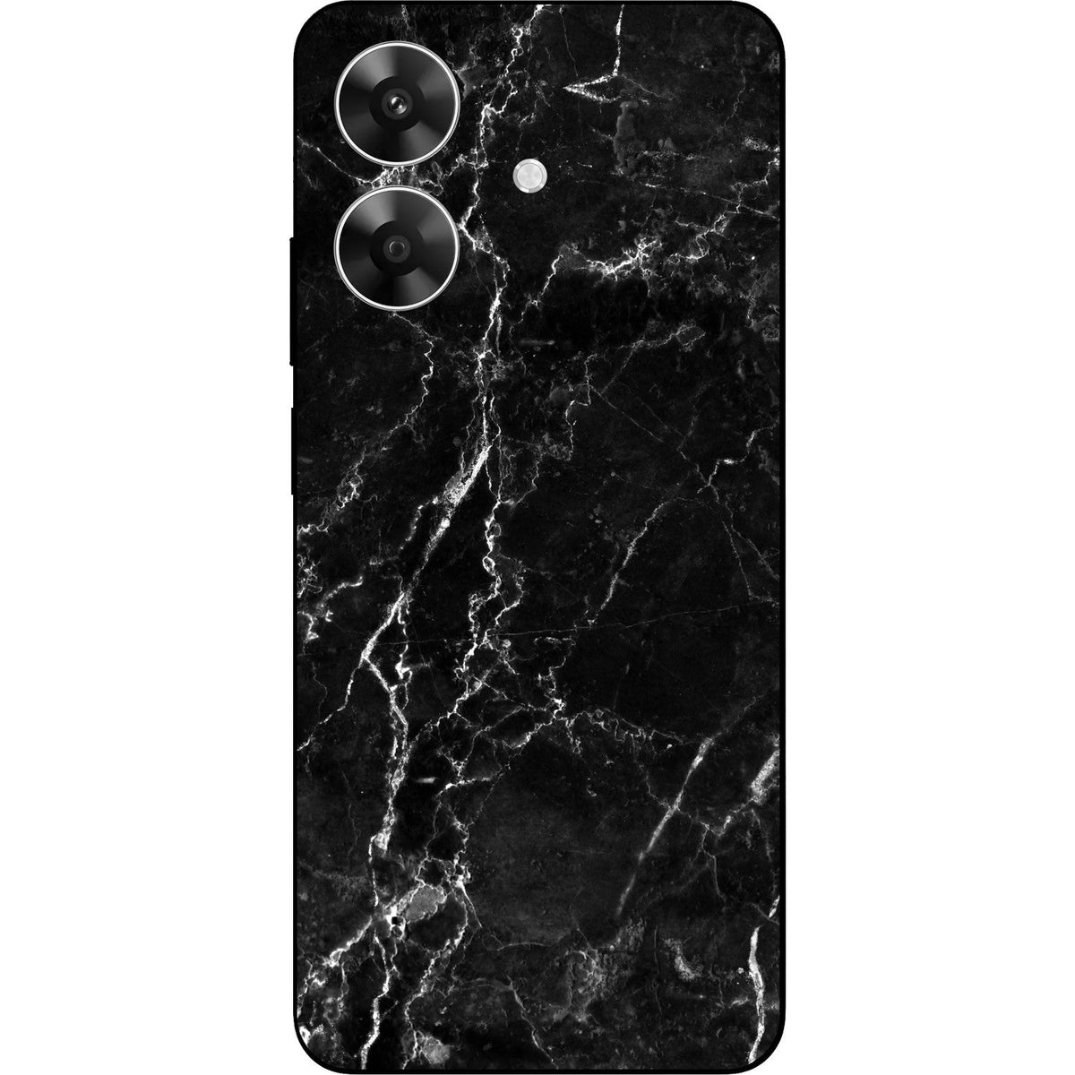 Black Marble skin on Realme Narzo N61 by Decalz