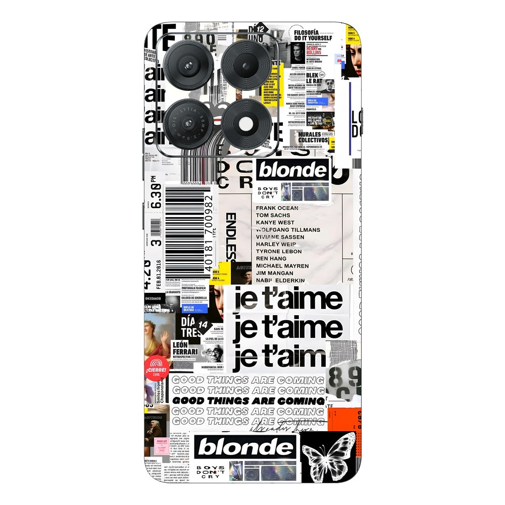 Blonde skin on Moto Edge 70 Max (5G) by Decalz