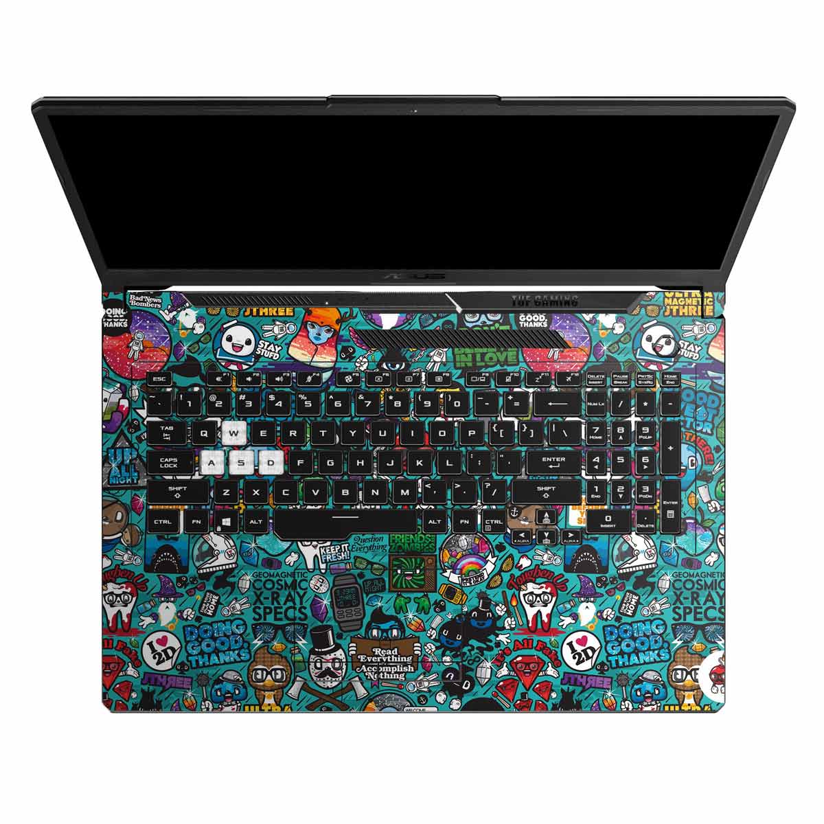 Blue Sketch -  Laptop Skins
