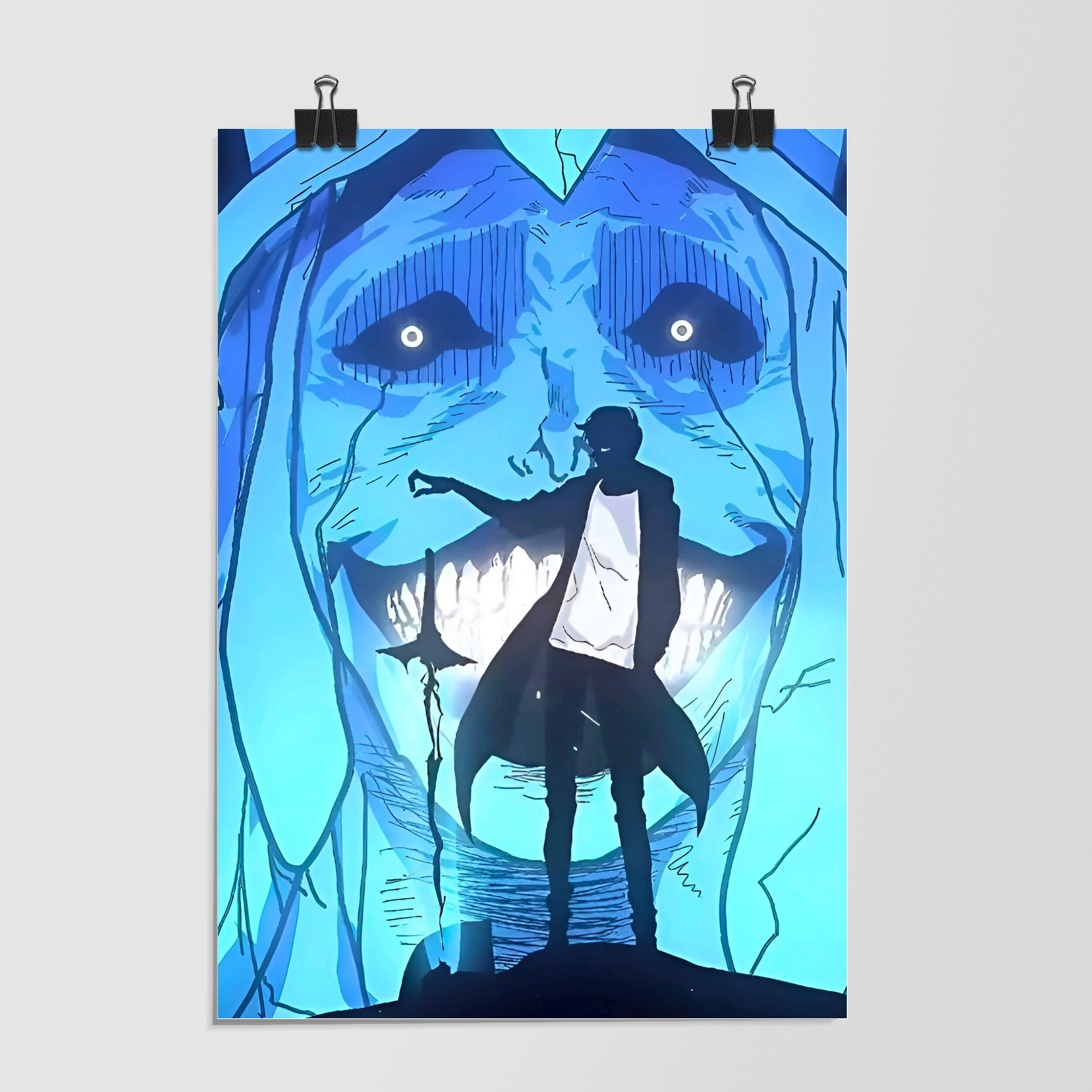 Blue Aura Silhouette by Decalz