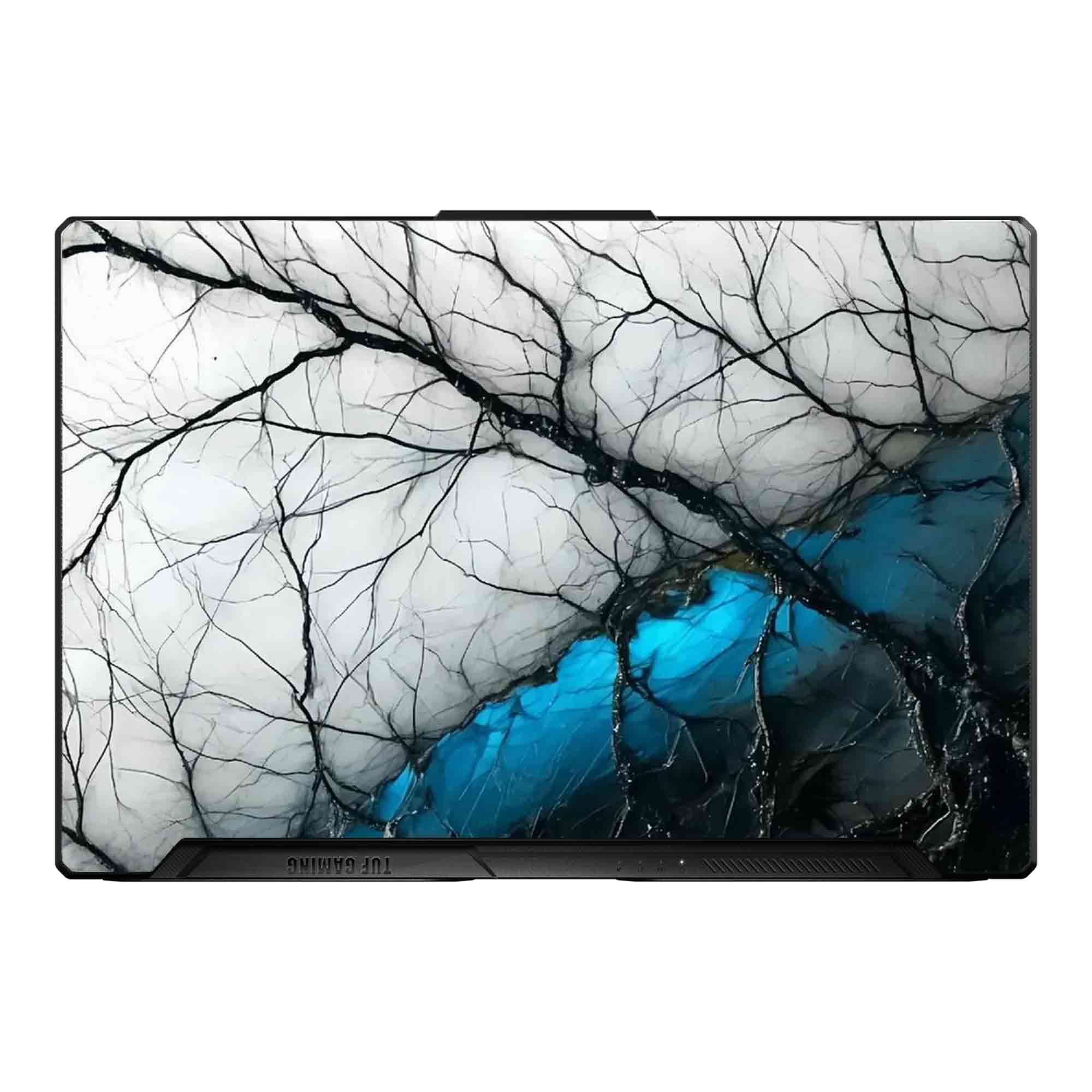 Blue Ice Fractal - Laptop Skins