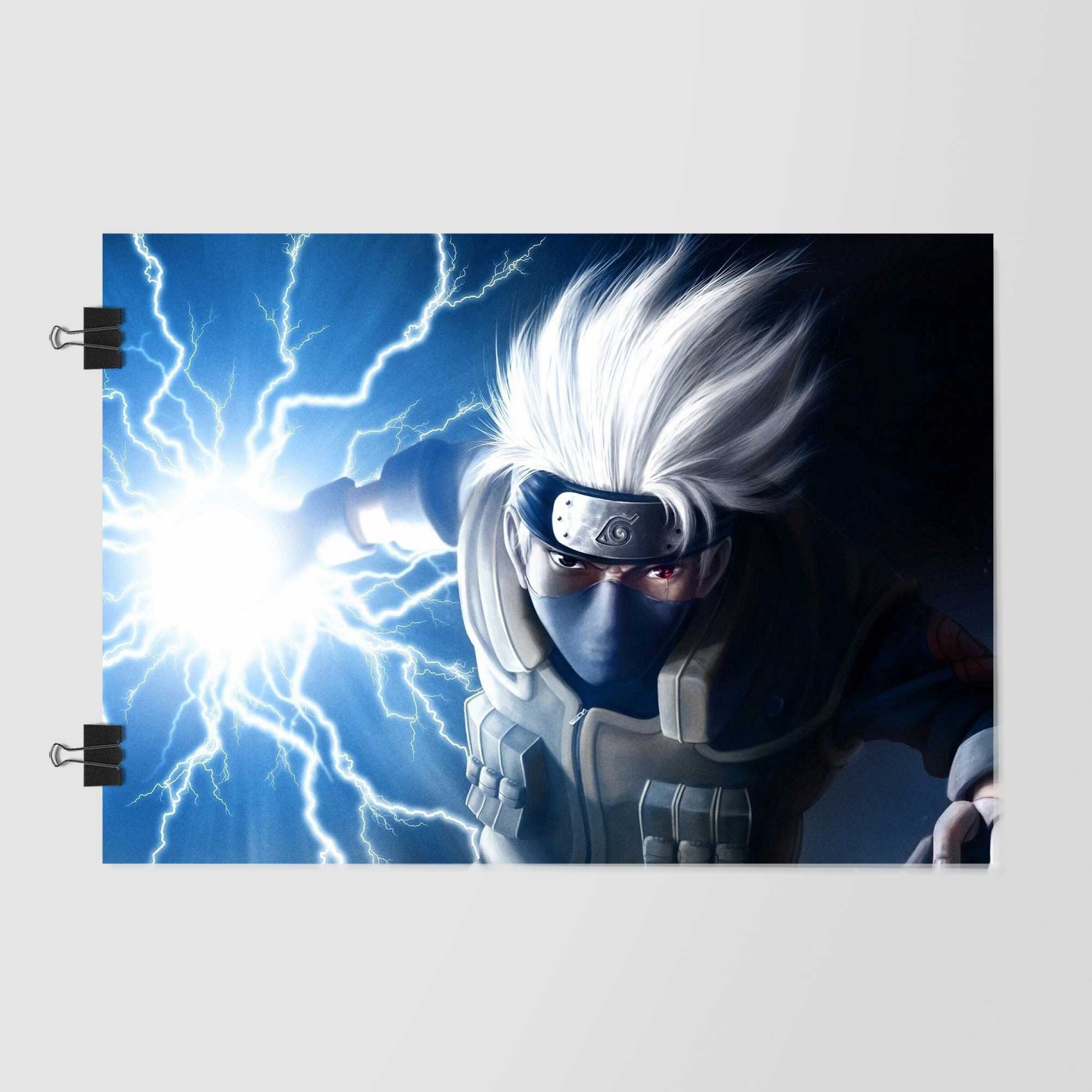 Blue Spark Kakashi Poster