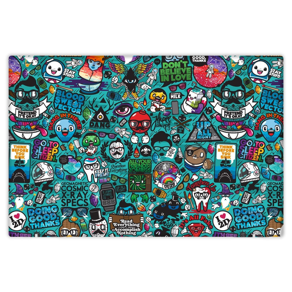 Blue Sketch skin on Hp Elitebook X360 1040 G5 by Decalz