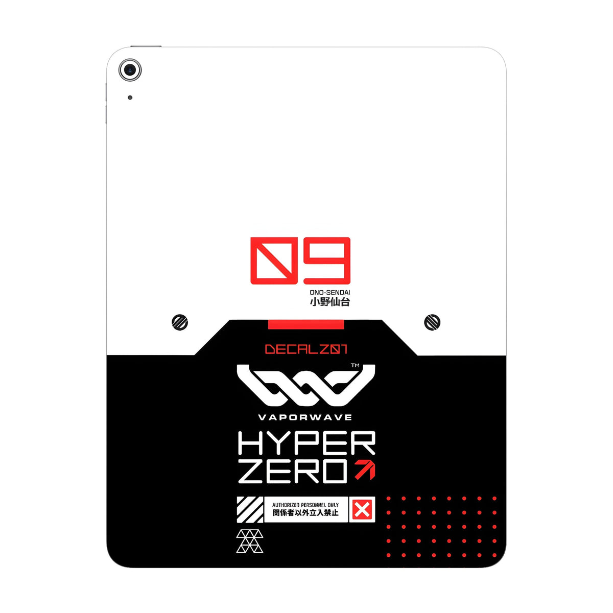 Blueprint Carbon skin on iPad Air 13-inch M3 2025 by Decalz