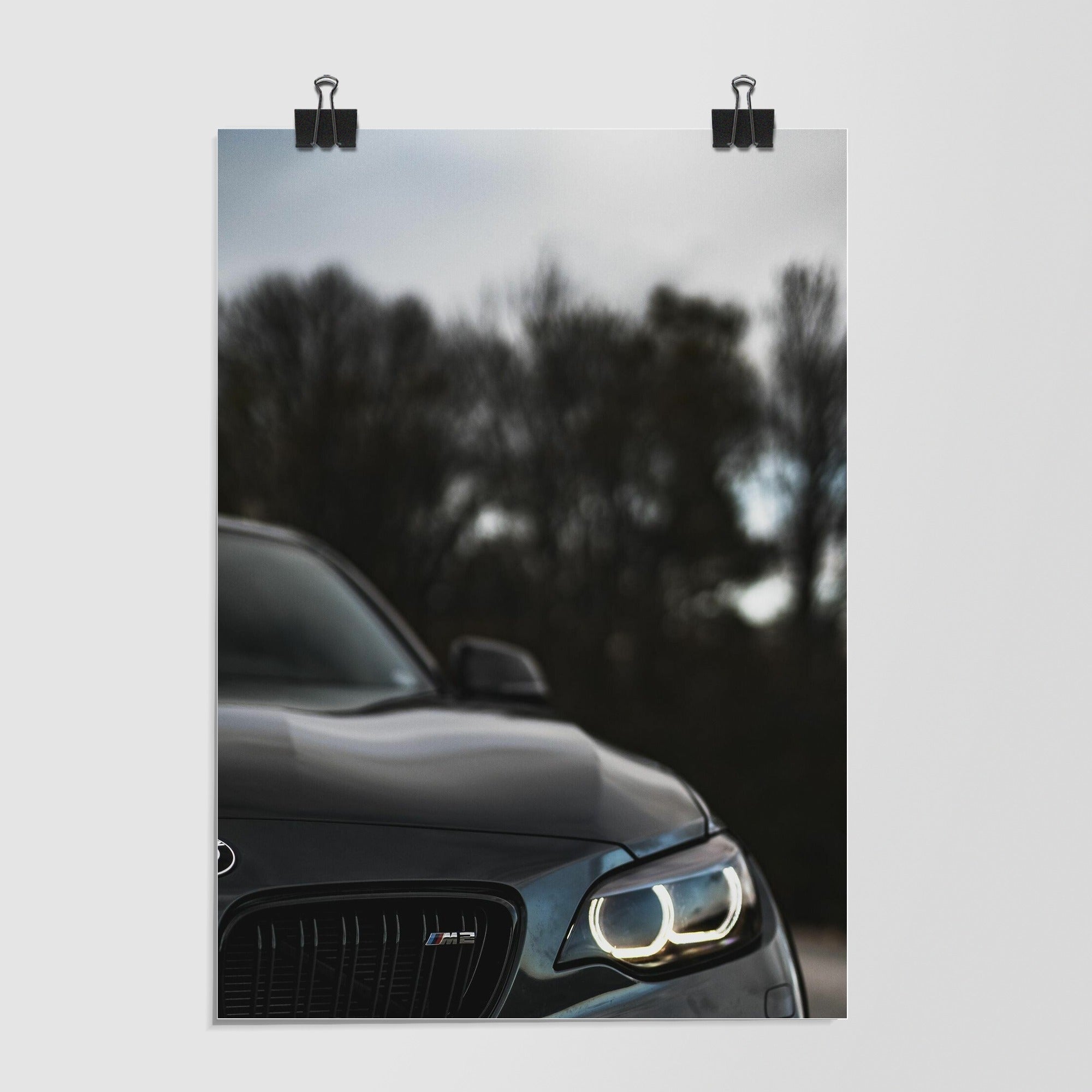 Bmw Black Luxury Coupe Studio Shot by Decalz