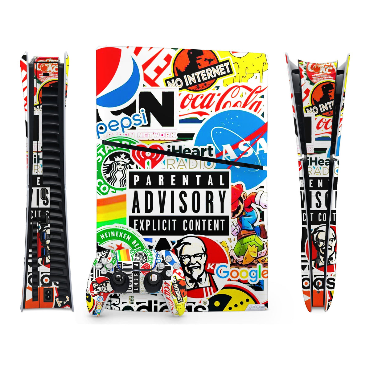 Boldbadge PlayStation 5 Slim Digital skin by Decalz