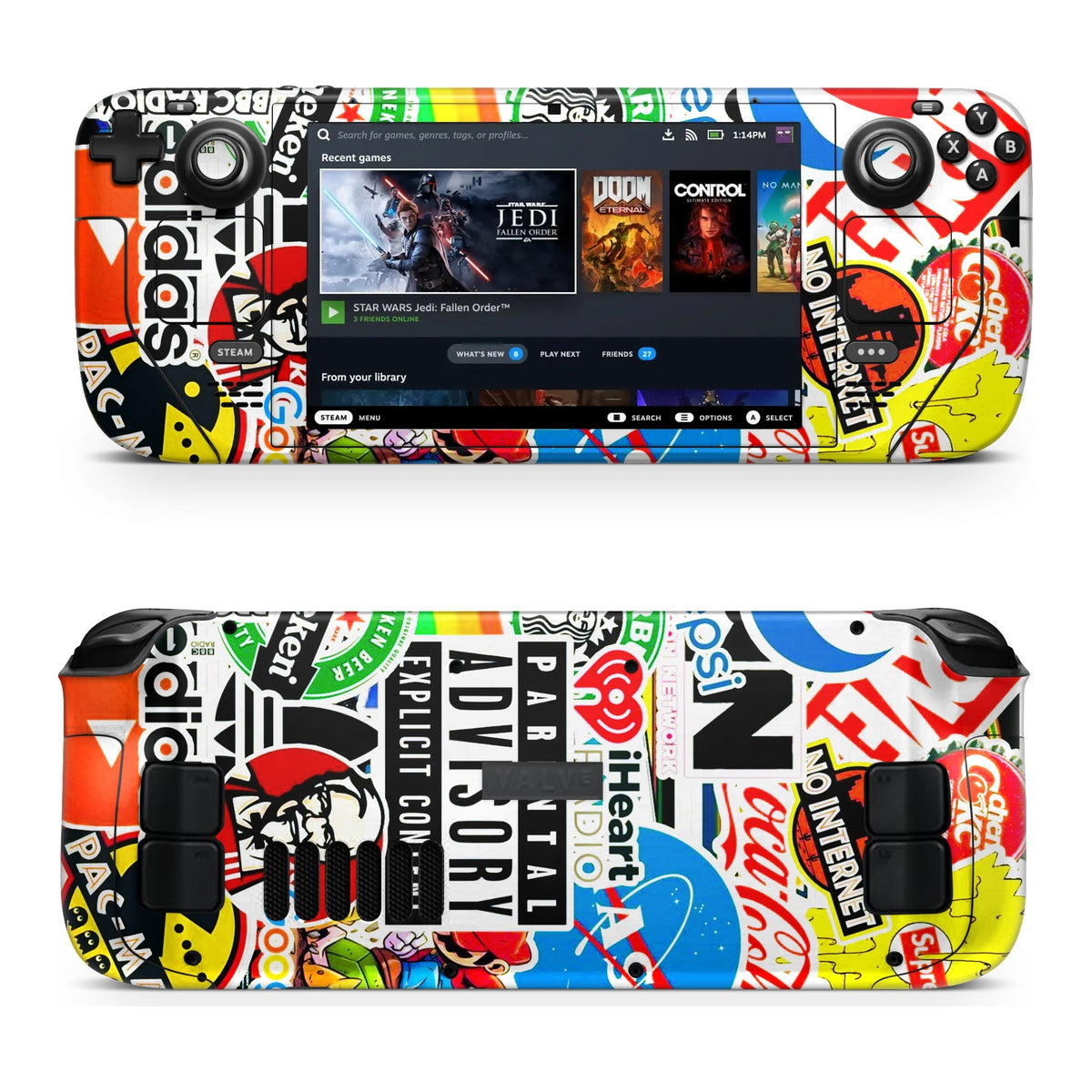 Boldbadge Steam Deck skin by Decalz