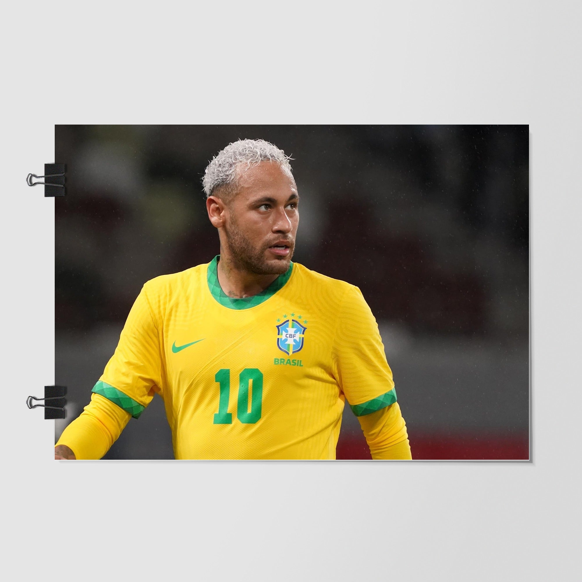Brazil National Football Team Black Dynamic Angle by Decalz