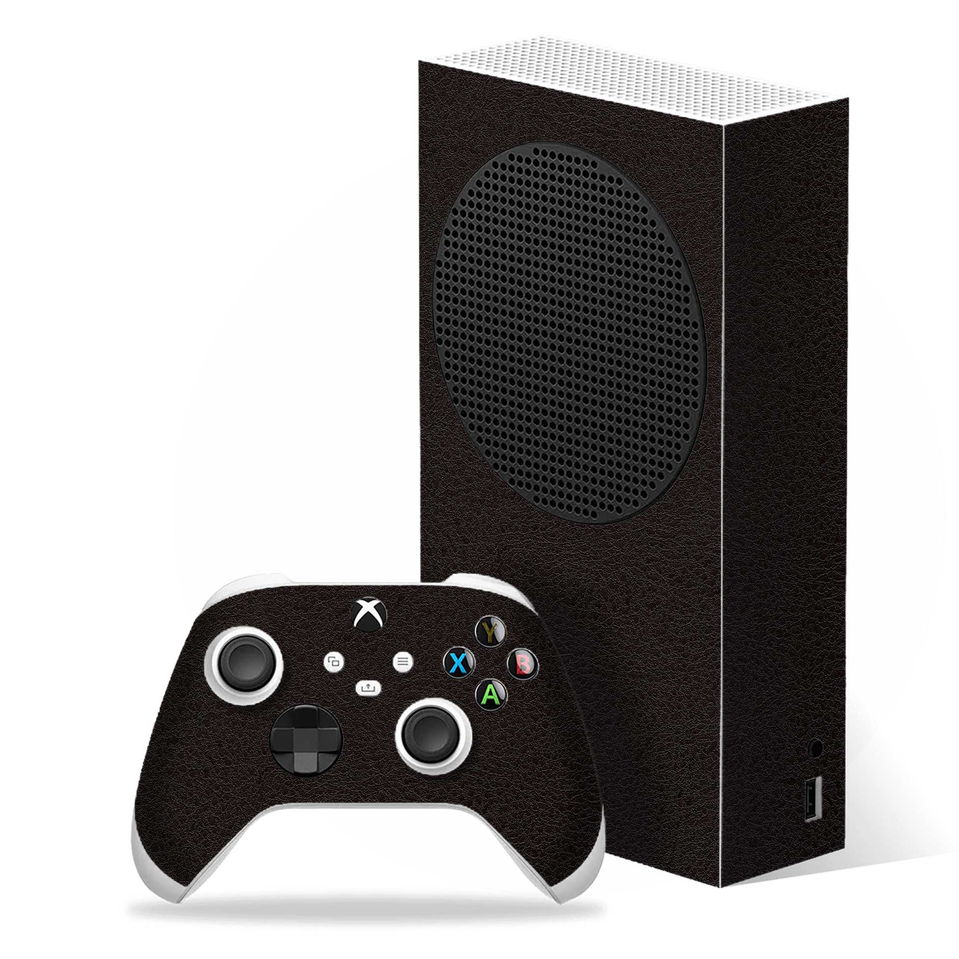 Brown Leather Xbox Series S Skins & Wraps