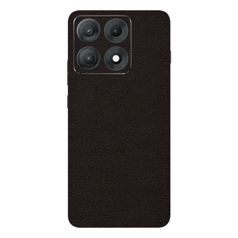 Brown Leather skin on Moto Edge 70 Max (5G) by Decalz