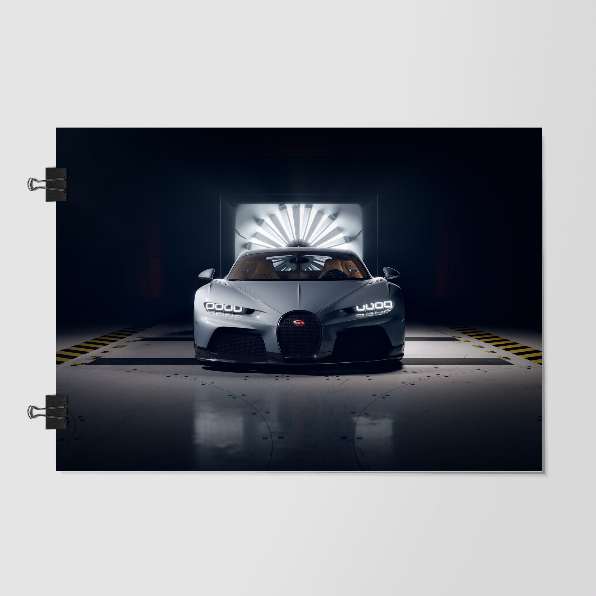 Bugatti Chiron Black Dramatic Lighting by Decalz