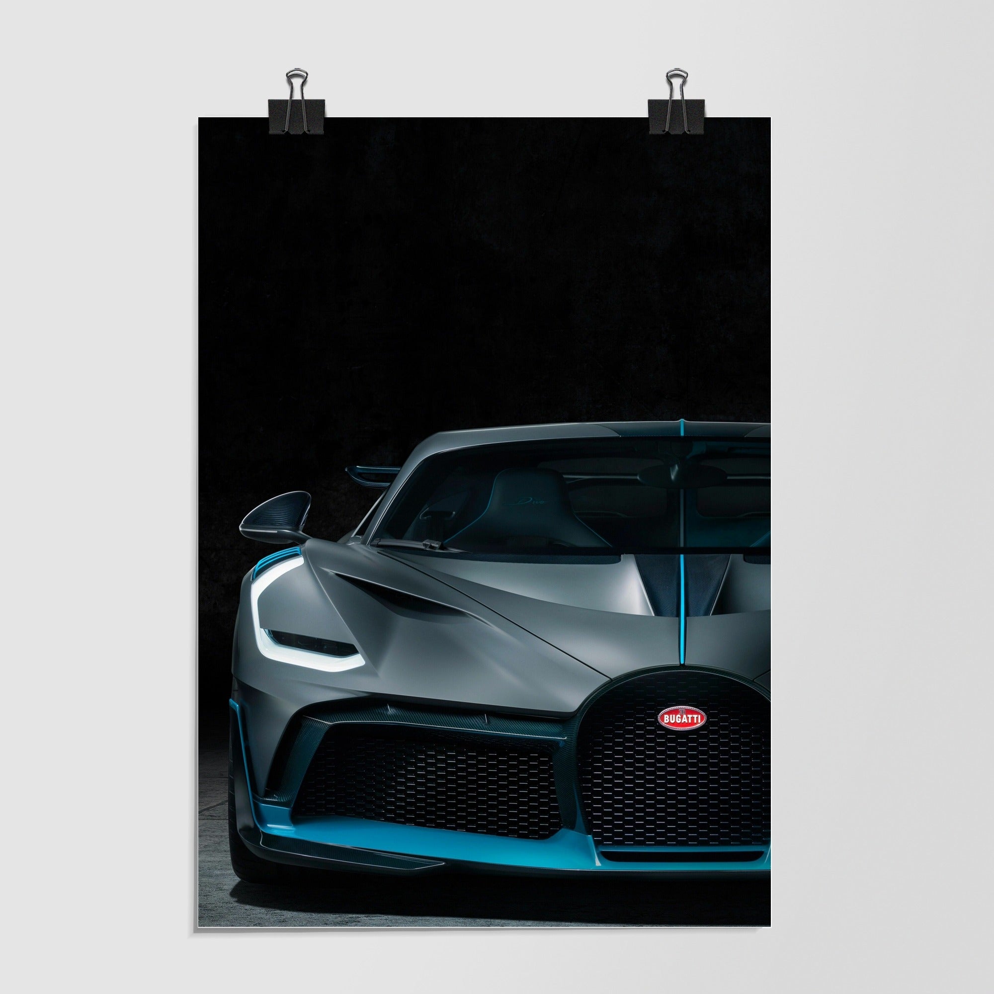 Bugatti Chiron Black Night Scene by Decalz