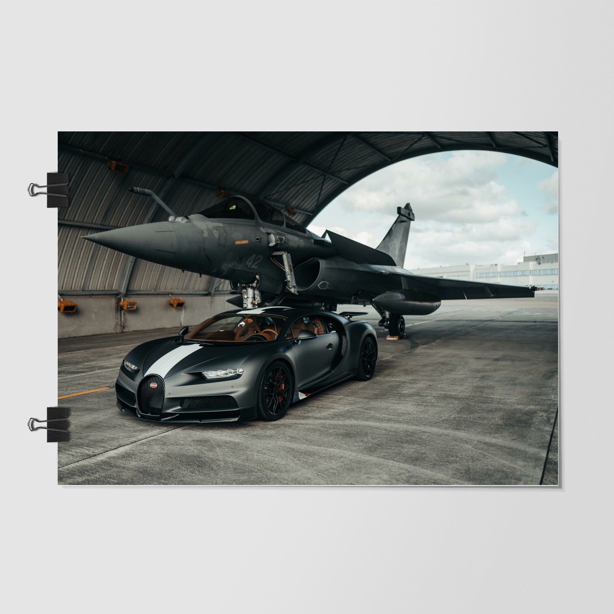 Bugatti Chiron Black Studio Shot by Decalz
