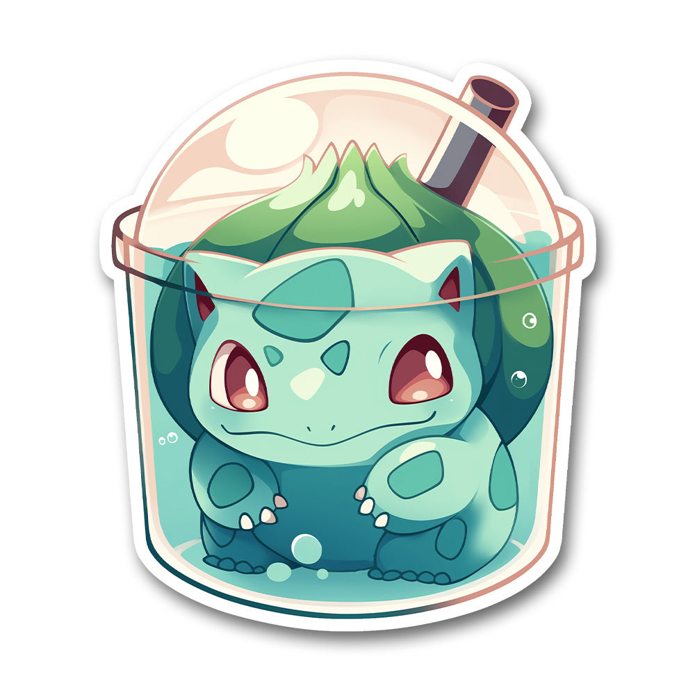 Bulbasaur Boba Unique Sticker