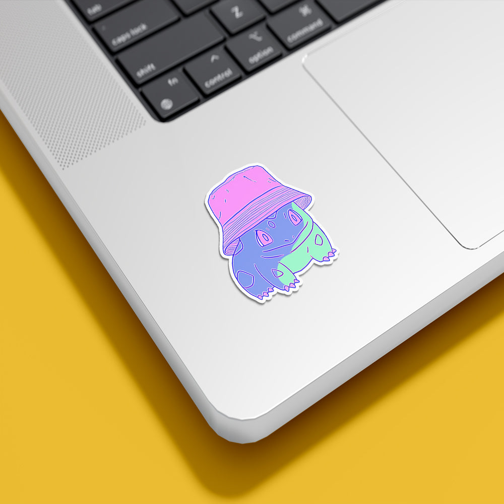 Bulbasaur Pastel Bucket Hat Kawaii Pokemon Sticker