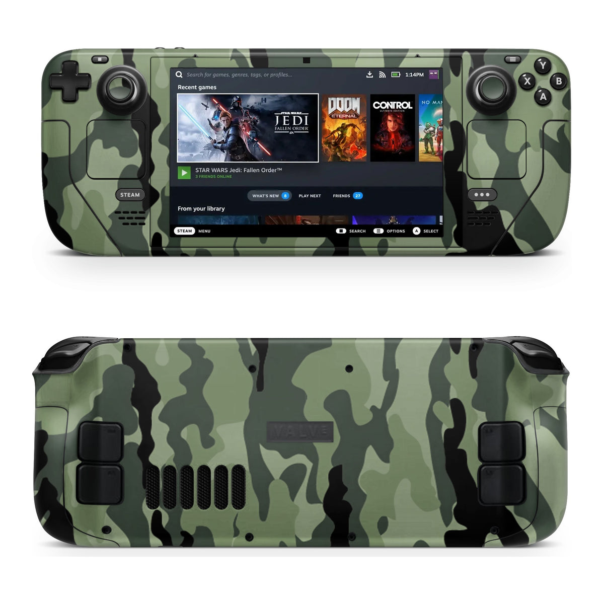 Cammando Camo Steam Deck skin by Decalz