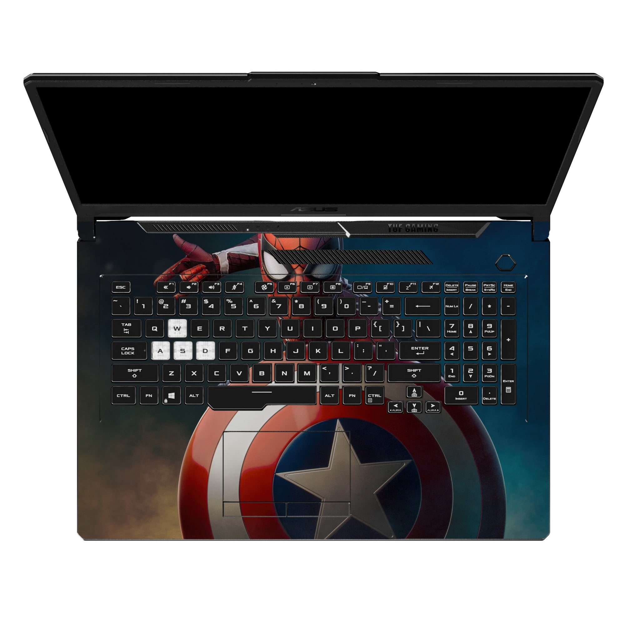 Captain America Shield Black Studio Shot by Decalz