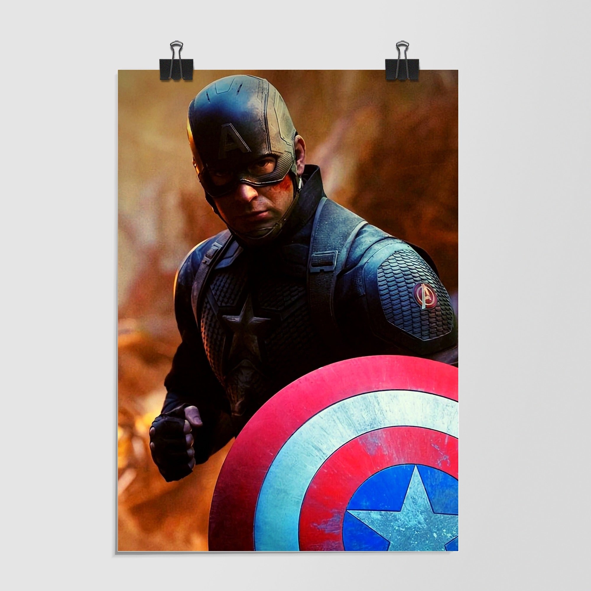 Captain America Black Cinematic Shot by Decalz