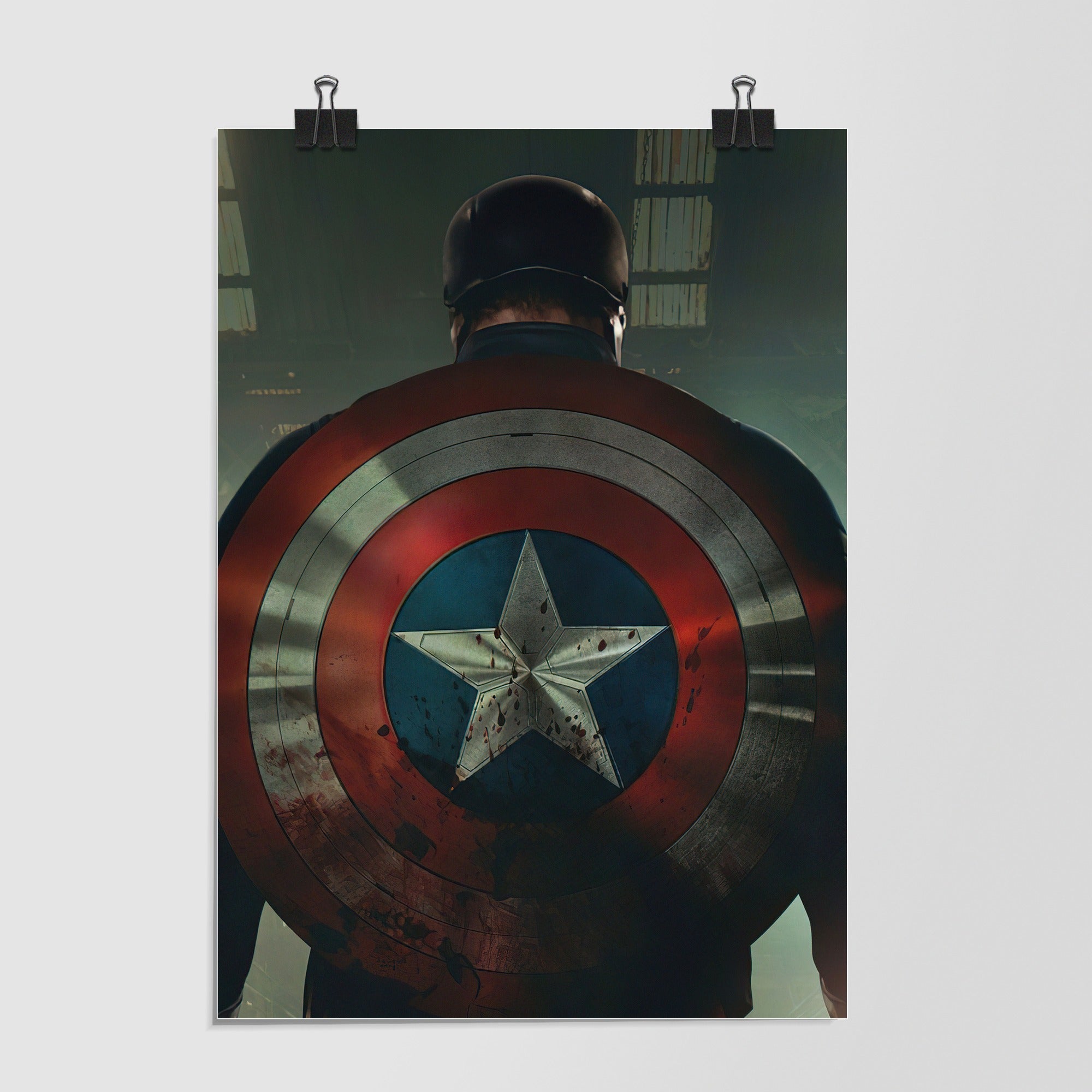 Captain America Black Moody Lighting by Decalz