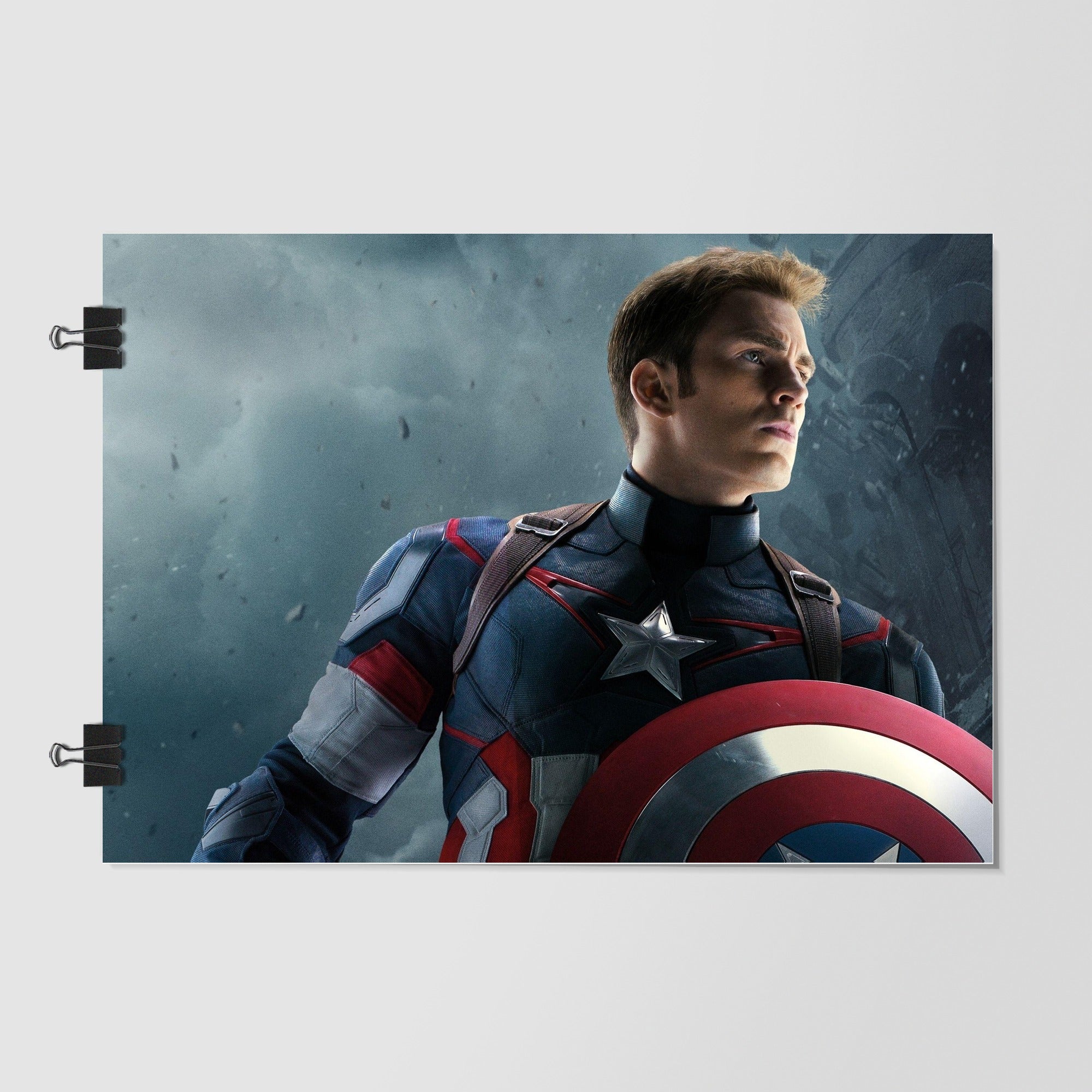 Captain America Brown Dramatic Lighting by Decalz