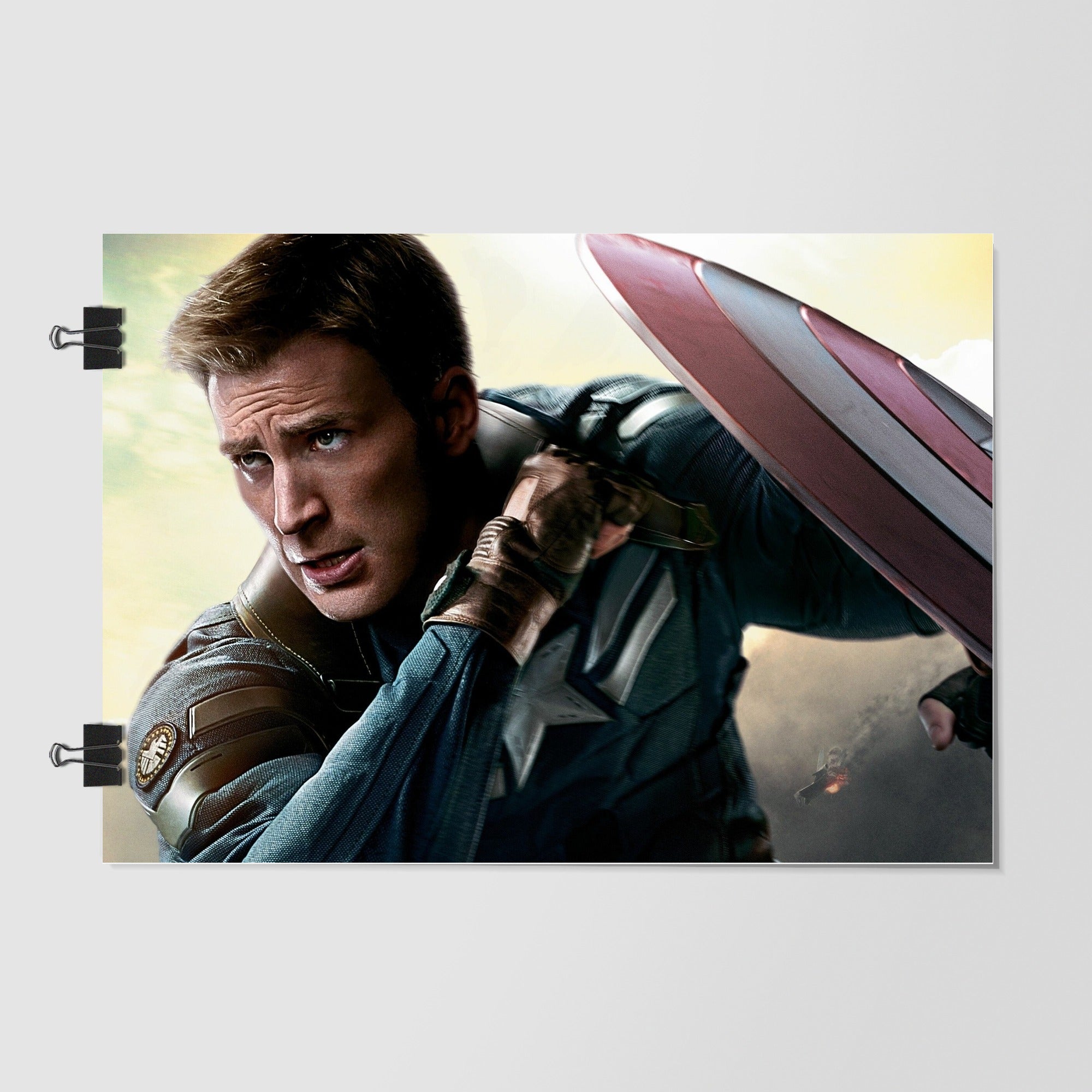 Captain America Brown Night Scene by Decalz