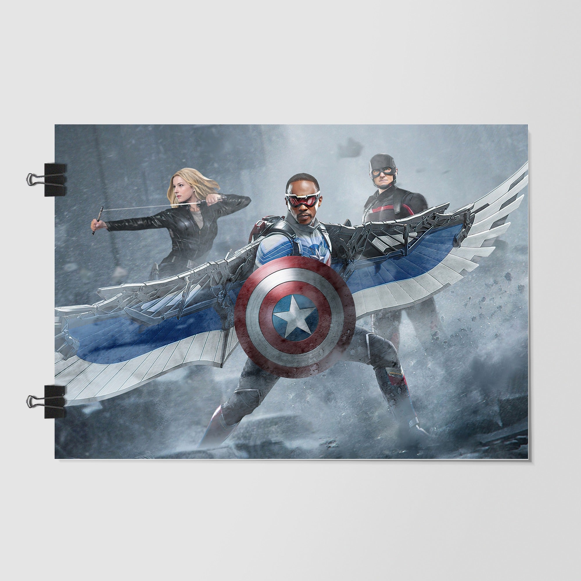 Captain America Gray by Decalz