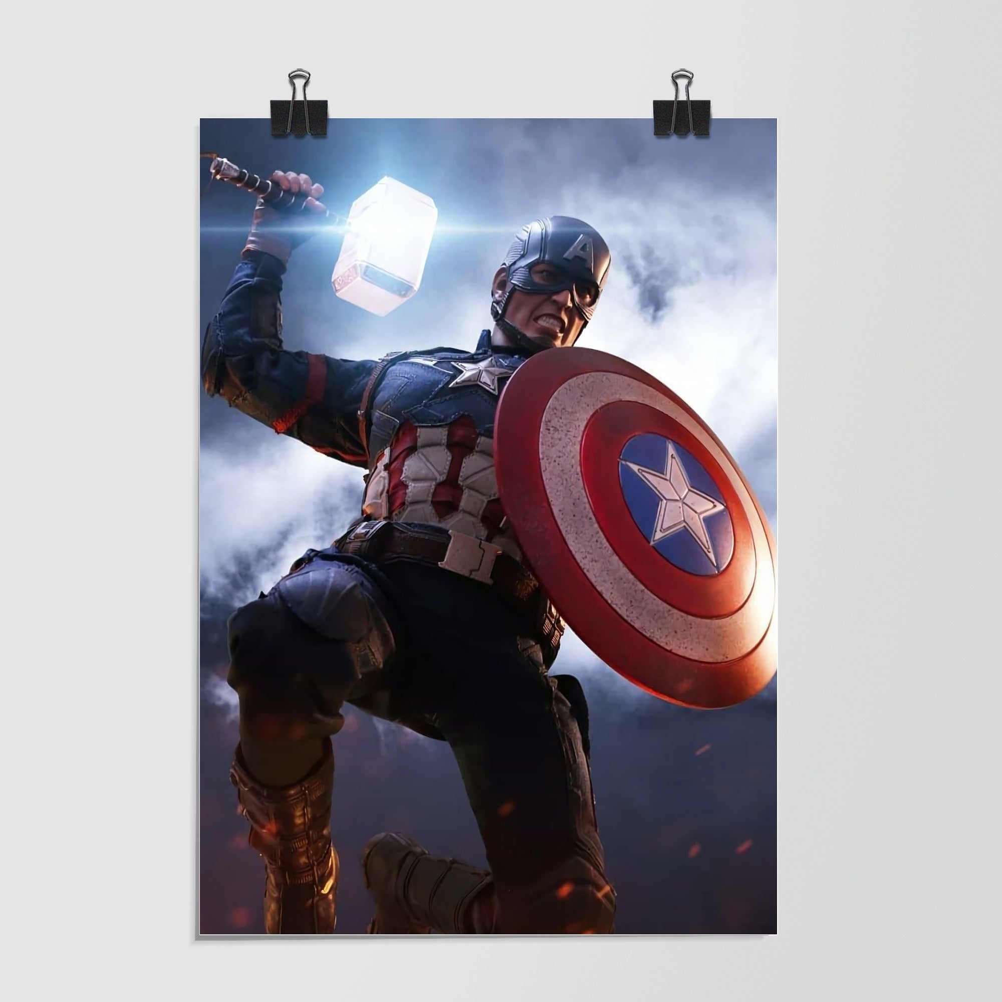 Captain America Shield Black by Decalz