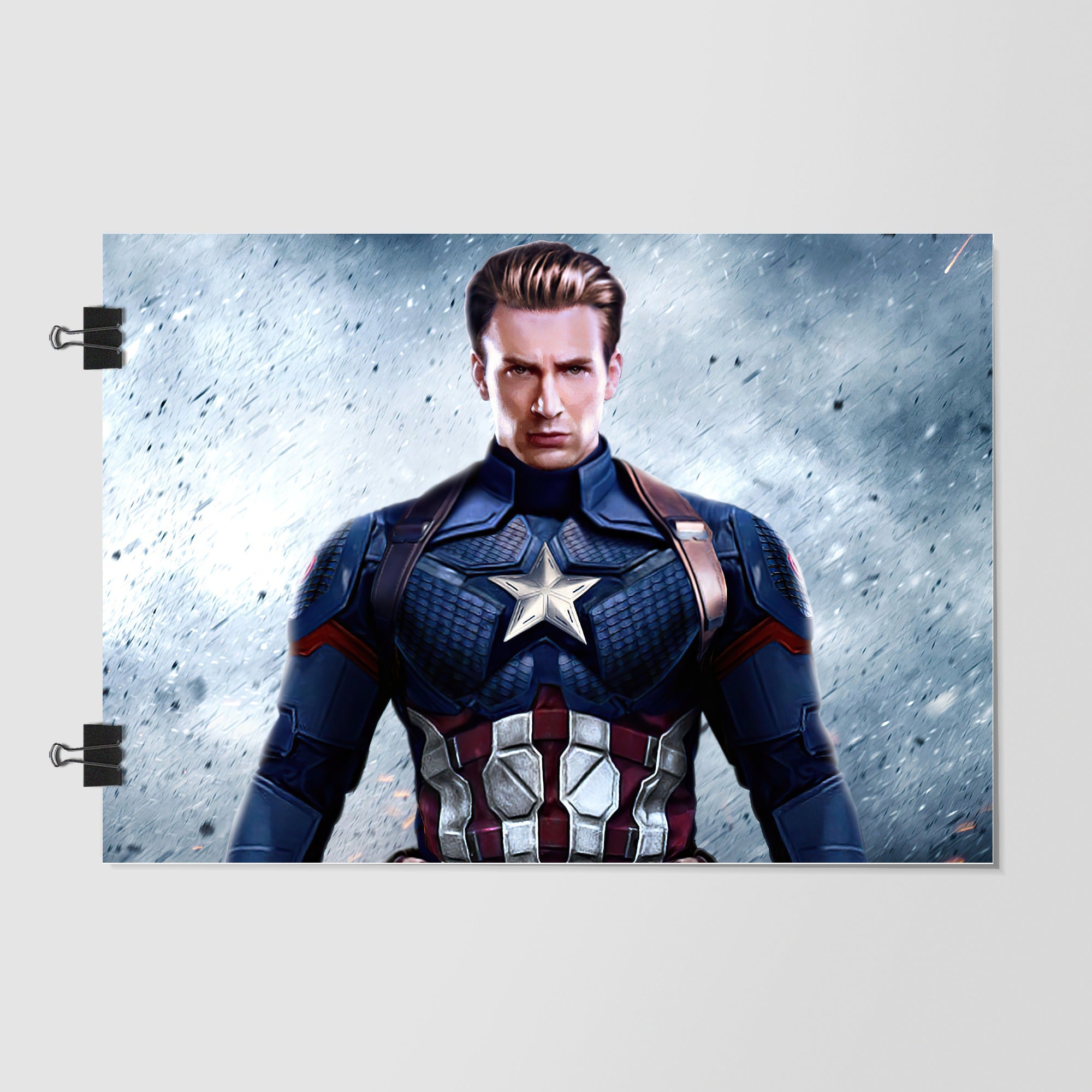 Captain America White Dramatic Lighting by Decalz