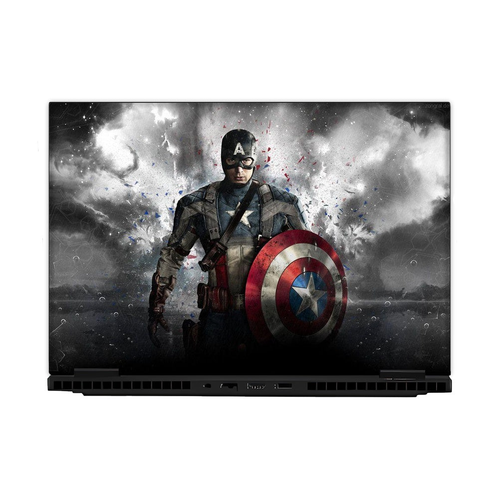 Captain Shield skin on Hp Omen Gaming 16-AM0241TX by Decalz