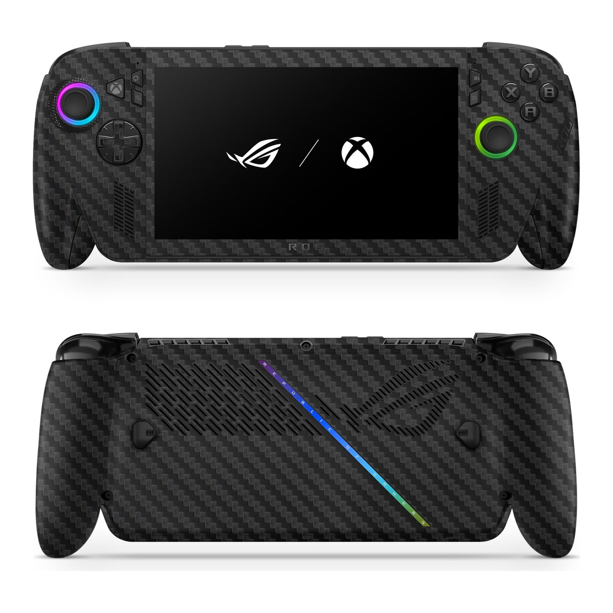 Carbon Black Asus ROG Xbox Ally skin by Decalz