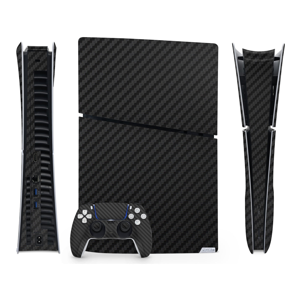 Carbon Black PlayStation 5 Slim Digital skin by Decalz