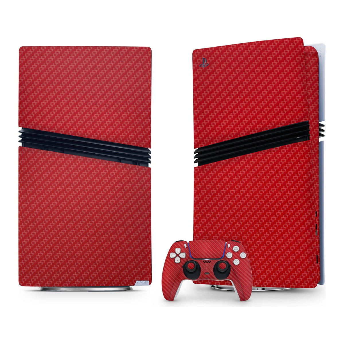 Carbon Red PlayStation 5 Pro skin by Decalz
