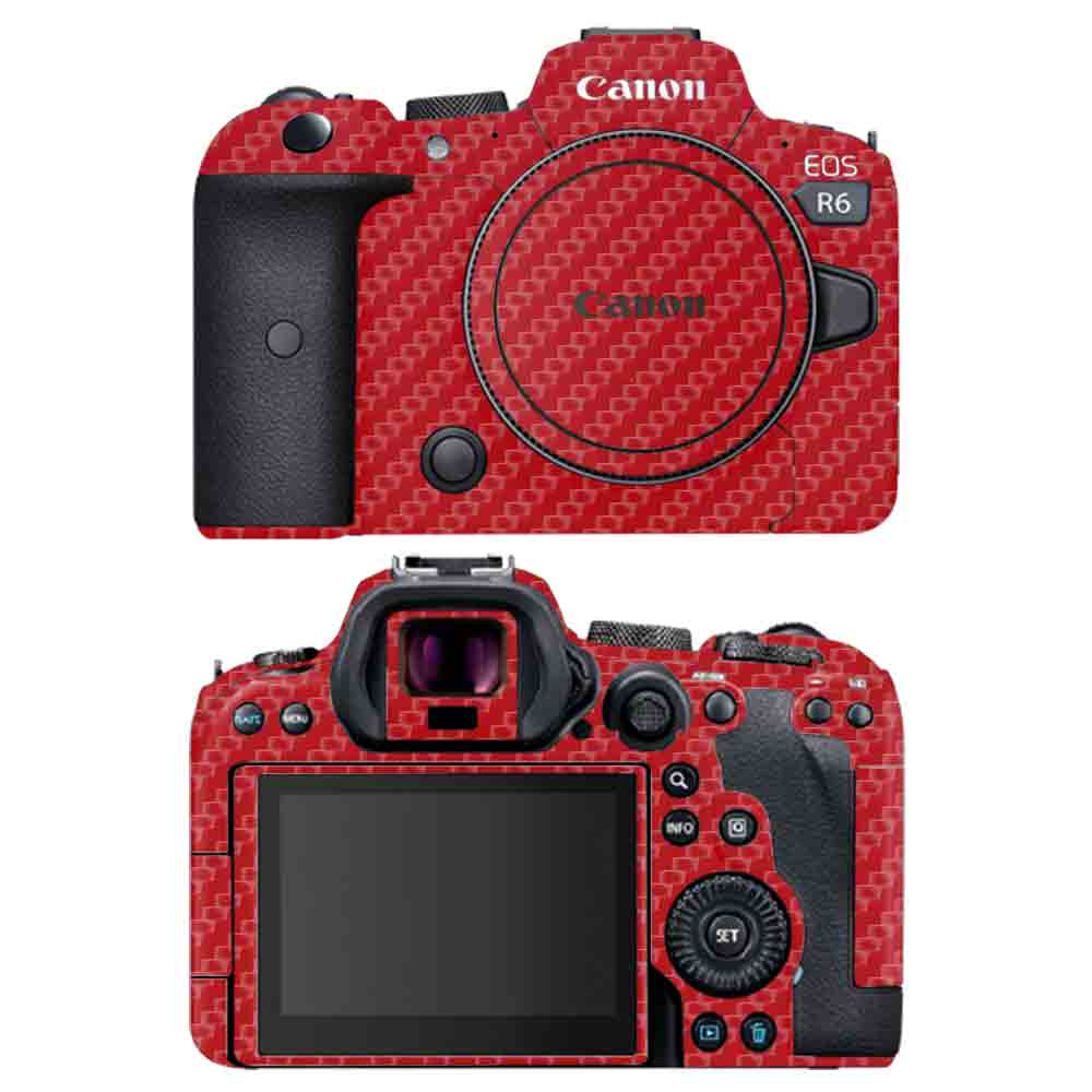 Carbon Red - Canon Camera Skins