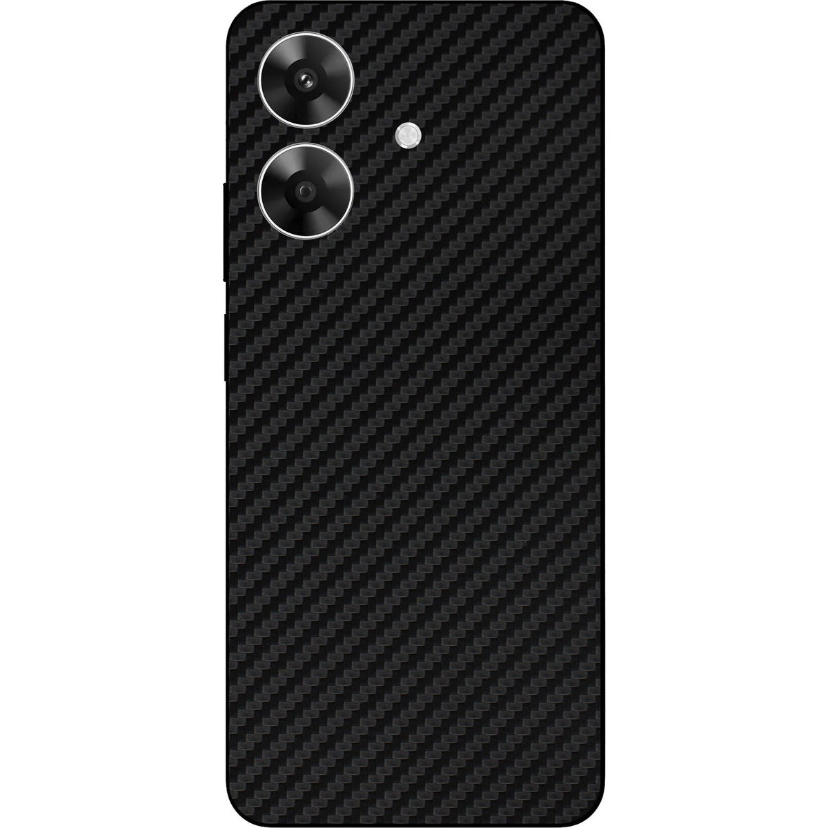 Carbon Black skin on Realme Narzo N61 by Decalz