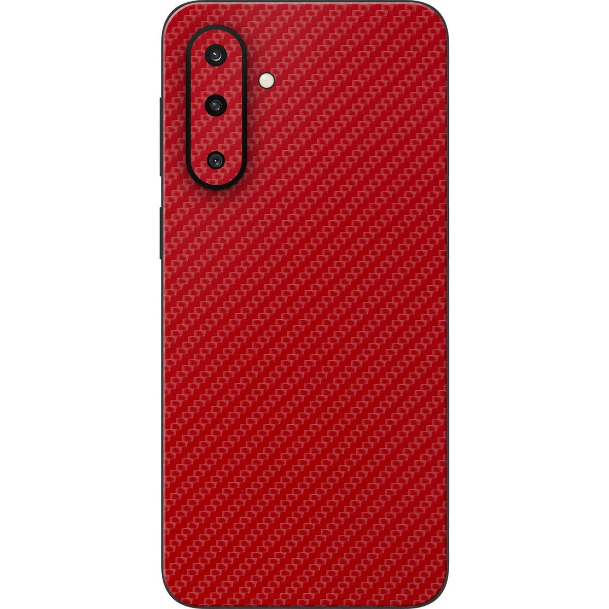 Carbon Red skin on Samsung Galaxy F36 (5G) by Decalz