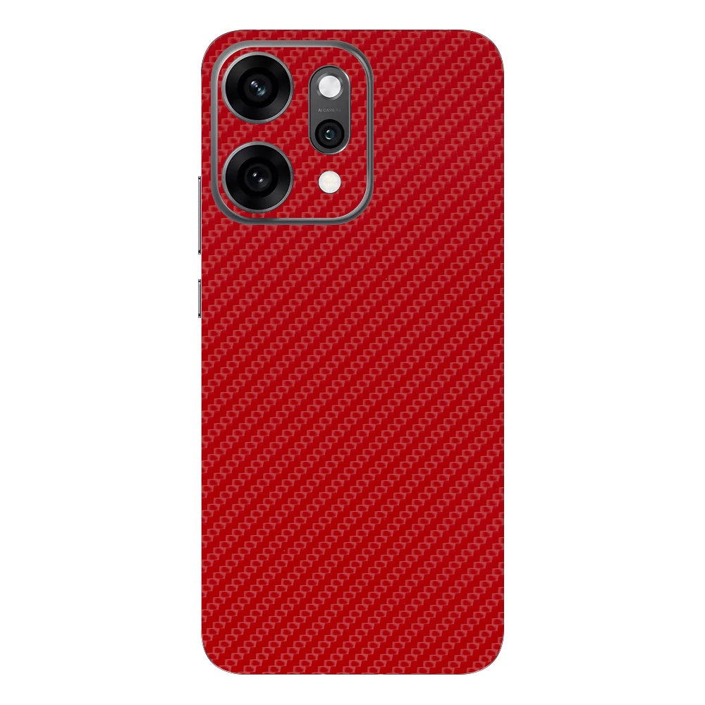 Carbon Red skin on Oppo Reno 14 Pro (5G) by Decalz