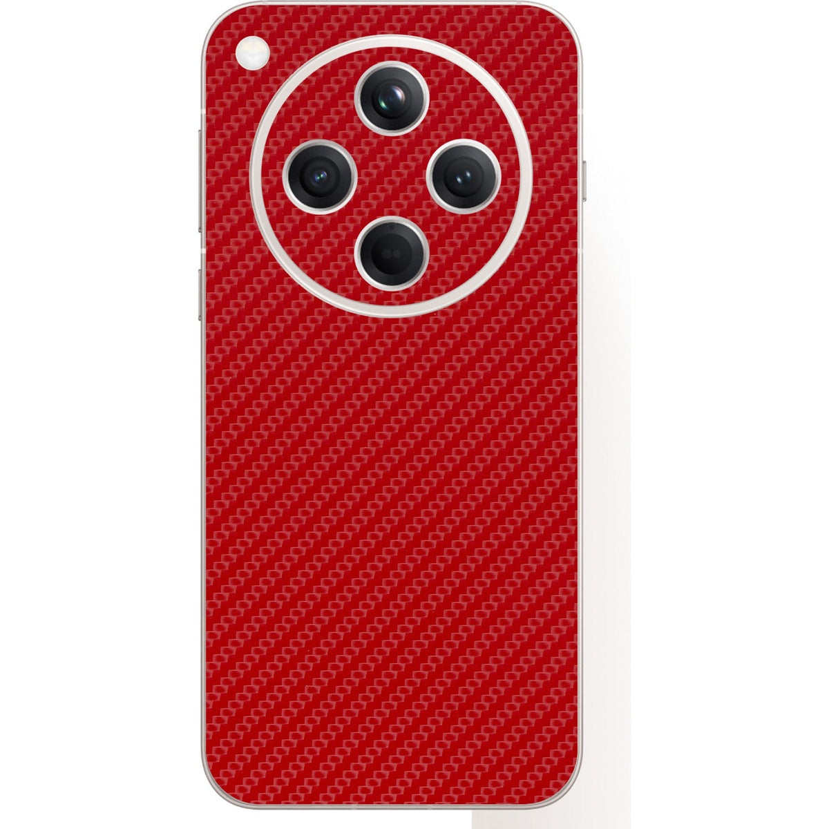 Carbon Red skin on Oppo Find X8 (5G) by Decalz