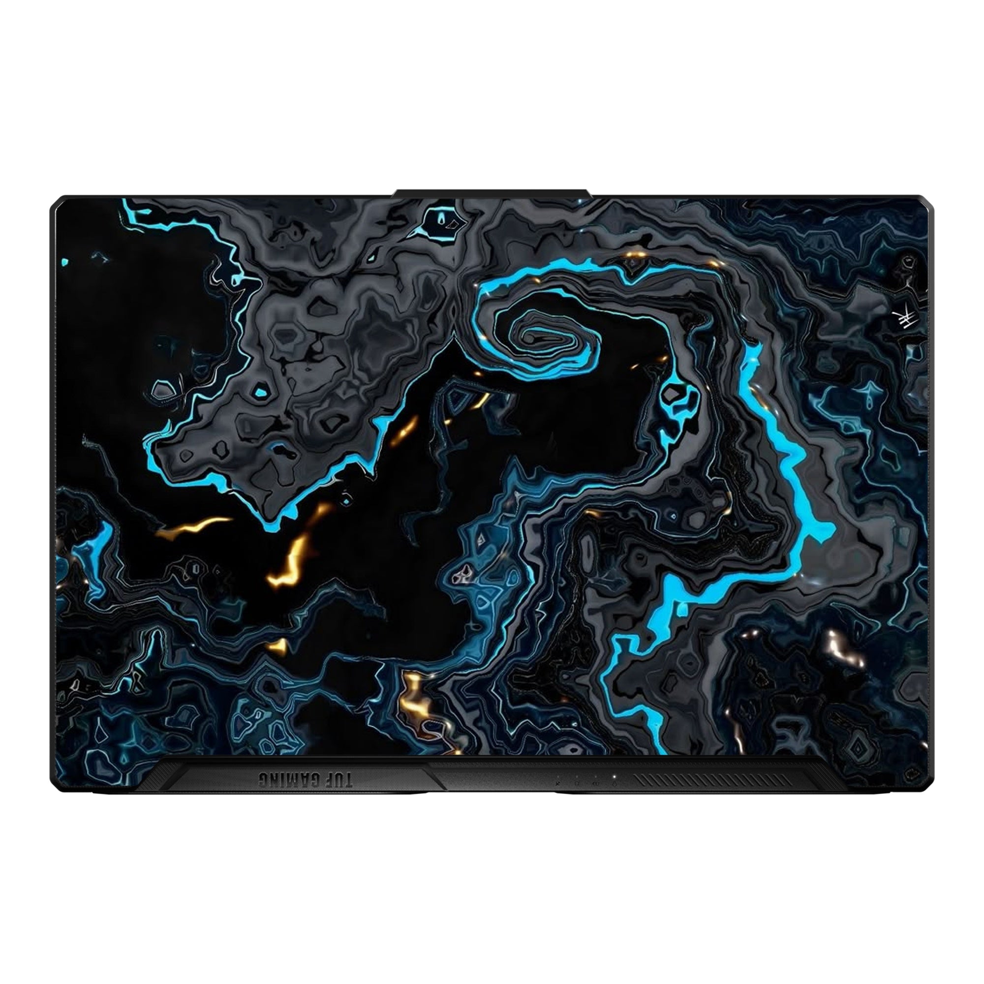 Charcoal Teal Marble by Decalz