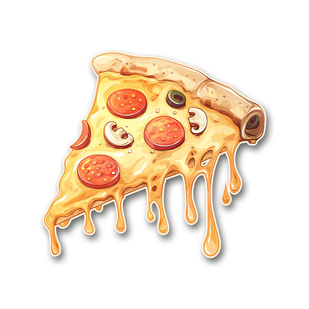 Cheesy Pizza Slice Sticker