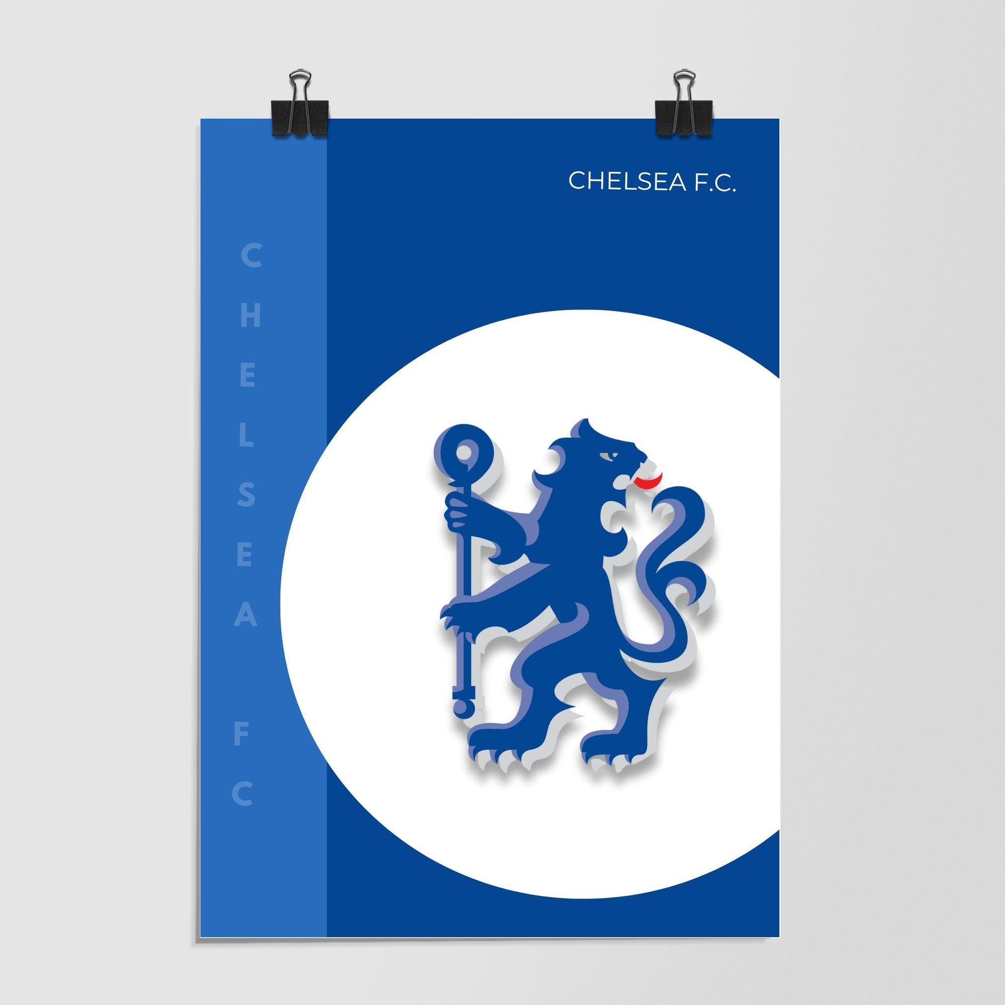 Chelsea Fc Crest Sky Blue by Decalz