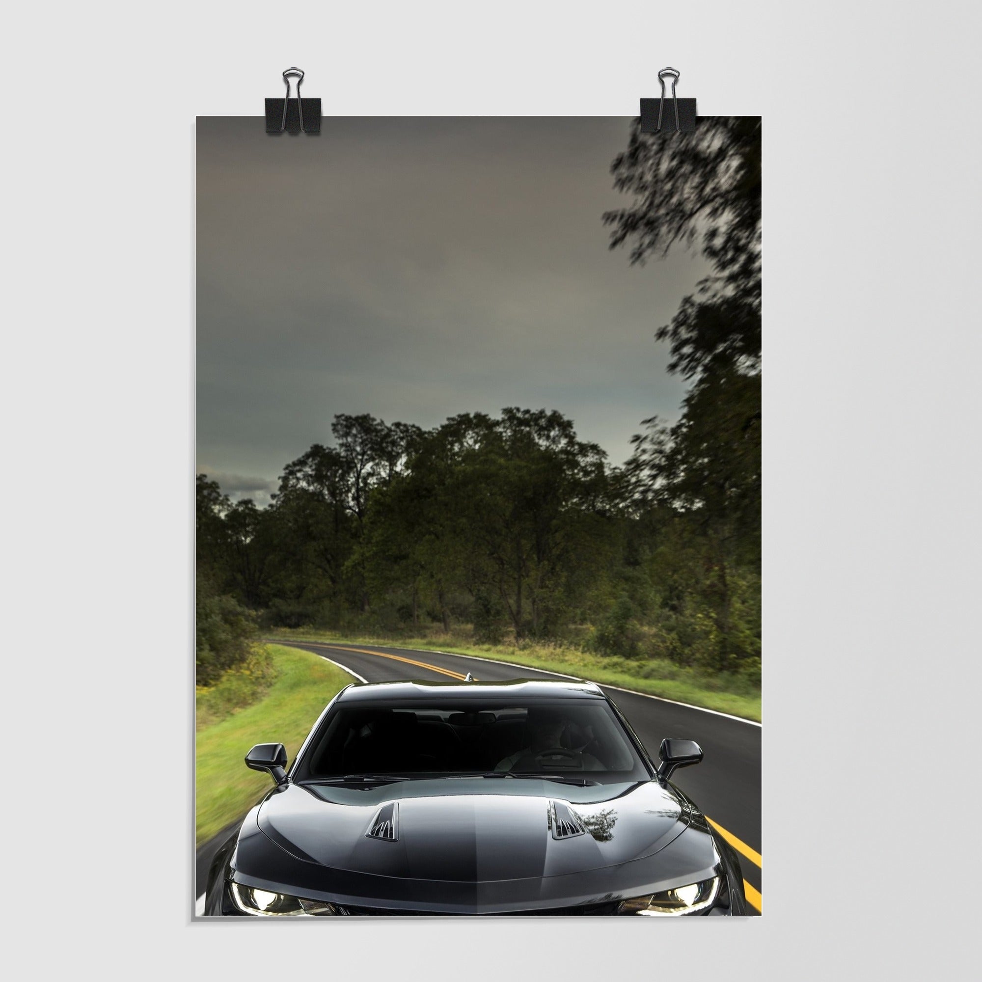 Chevrolet Camaro Black Studio Shot by Decalz