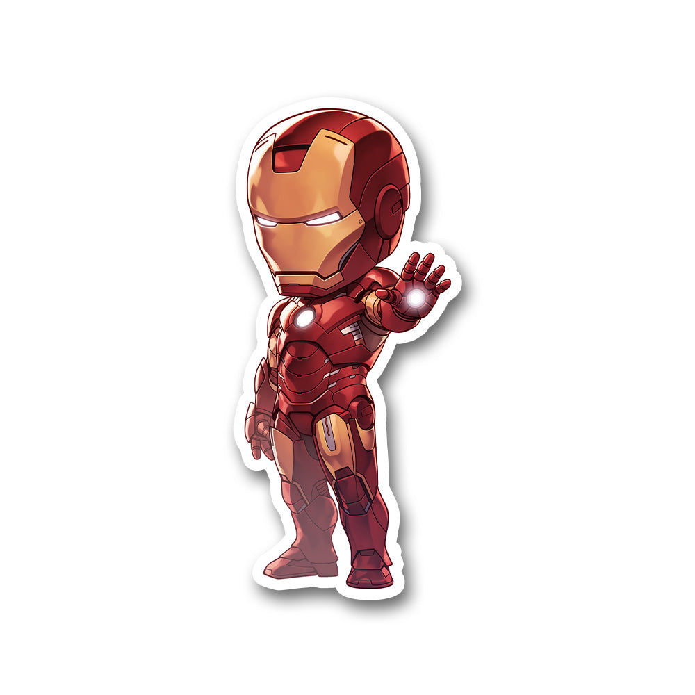 Chibi Iron Man Superhero Marvel Sticker