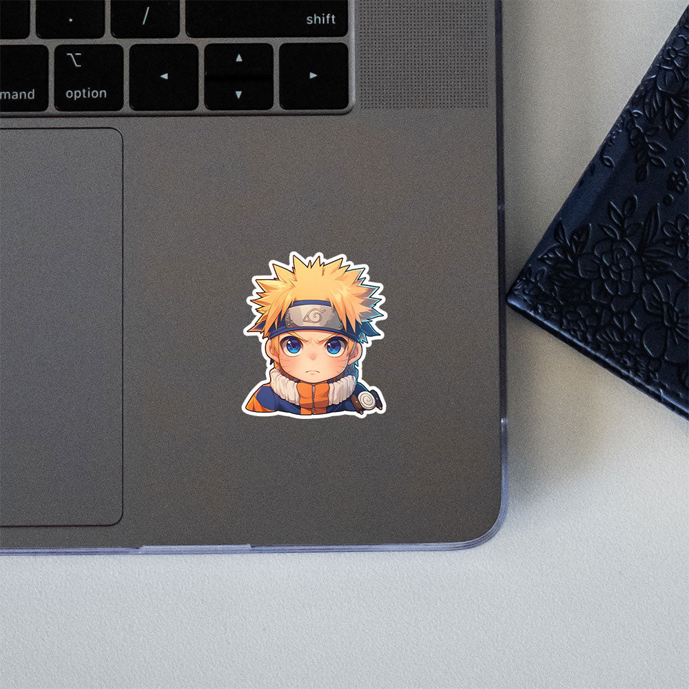 Chibi Naruto Angry Face Sticker