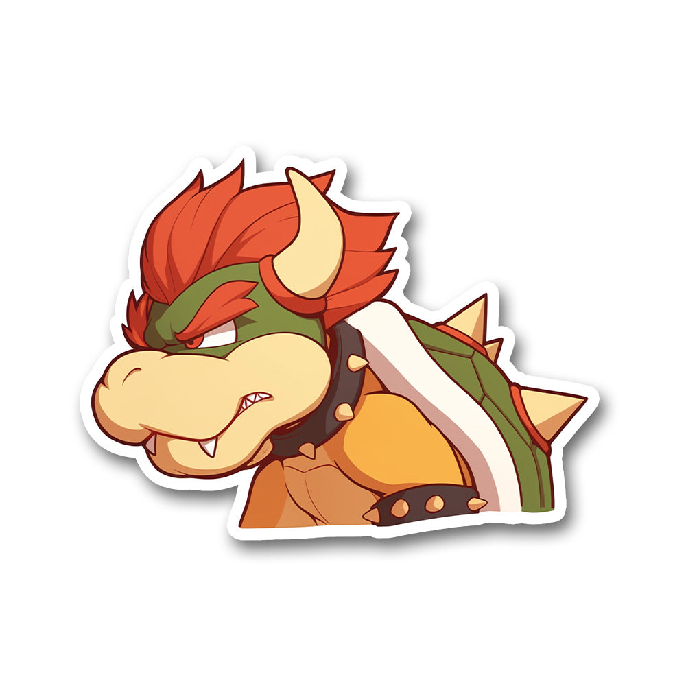 Chibi Bowser Super Mario Sticker