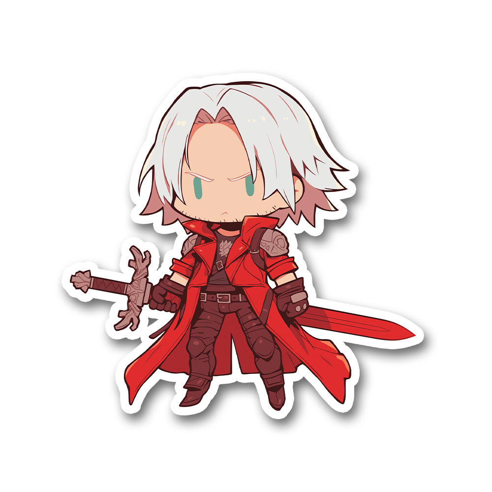 Chibi Dante Devil My Cry Sticker
