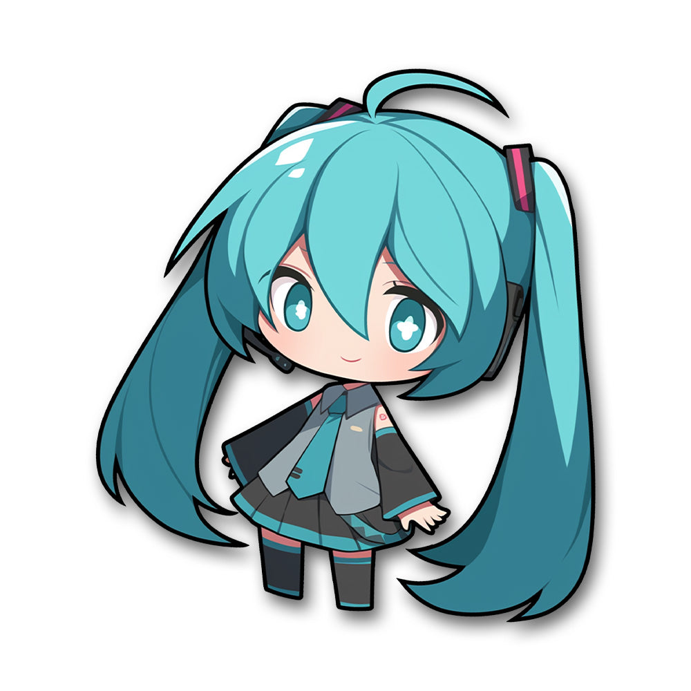 Chibi Hatsune Miku Vocaloid Sticker