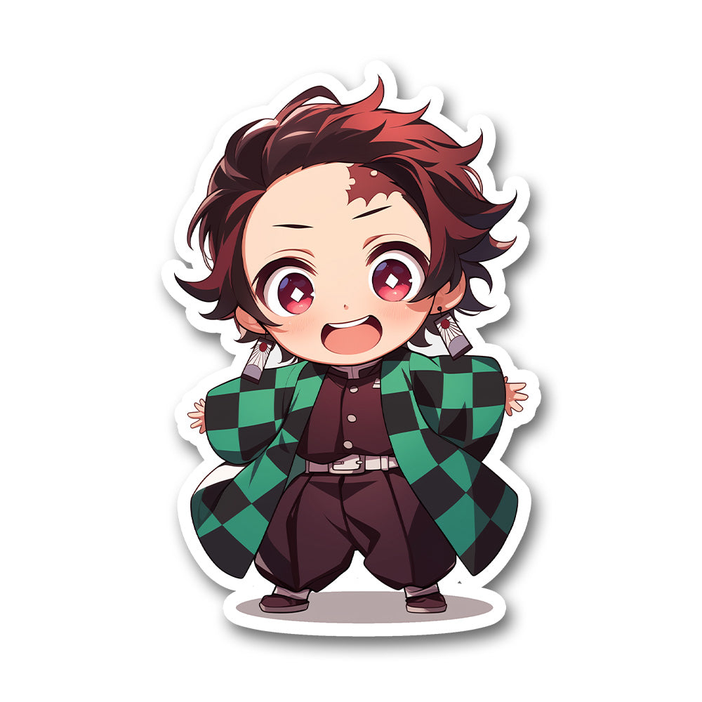 Chibi Tanjiro Kamado Demon Slayer Sticker