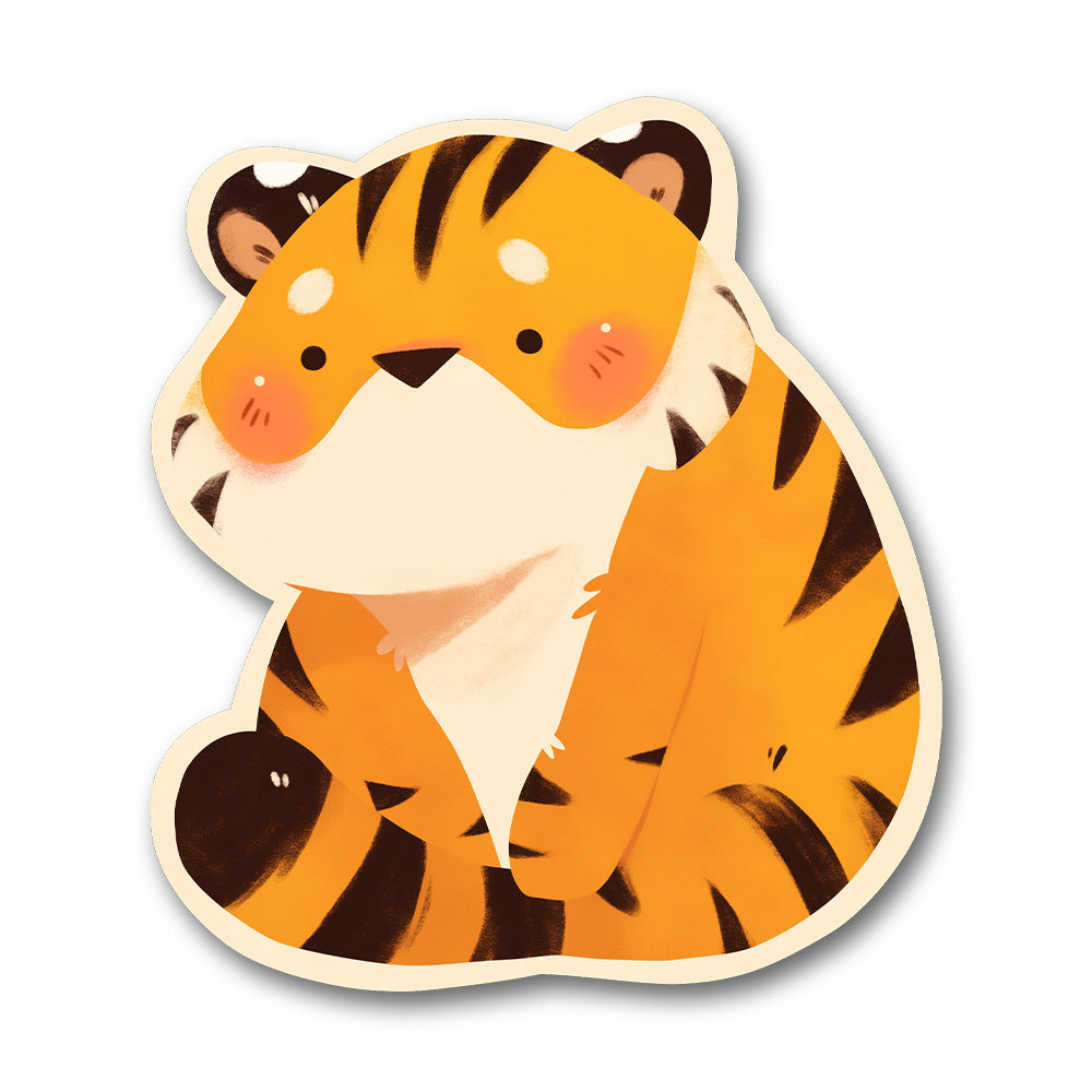 Chibi Tiger Sticker