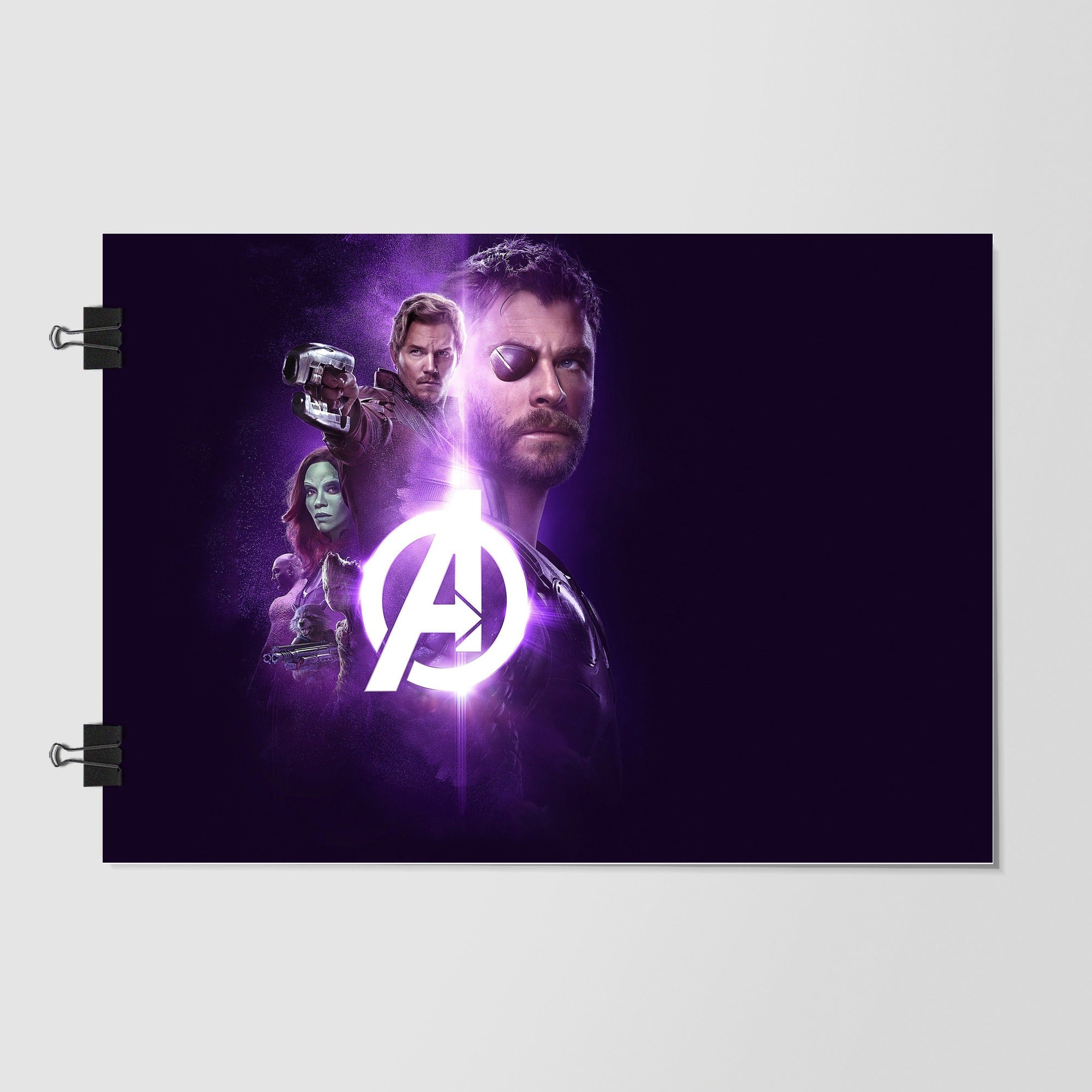 Chris Hemsworth As Thor Black Cinematic Glow by Decalz